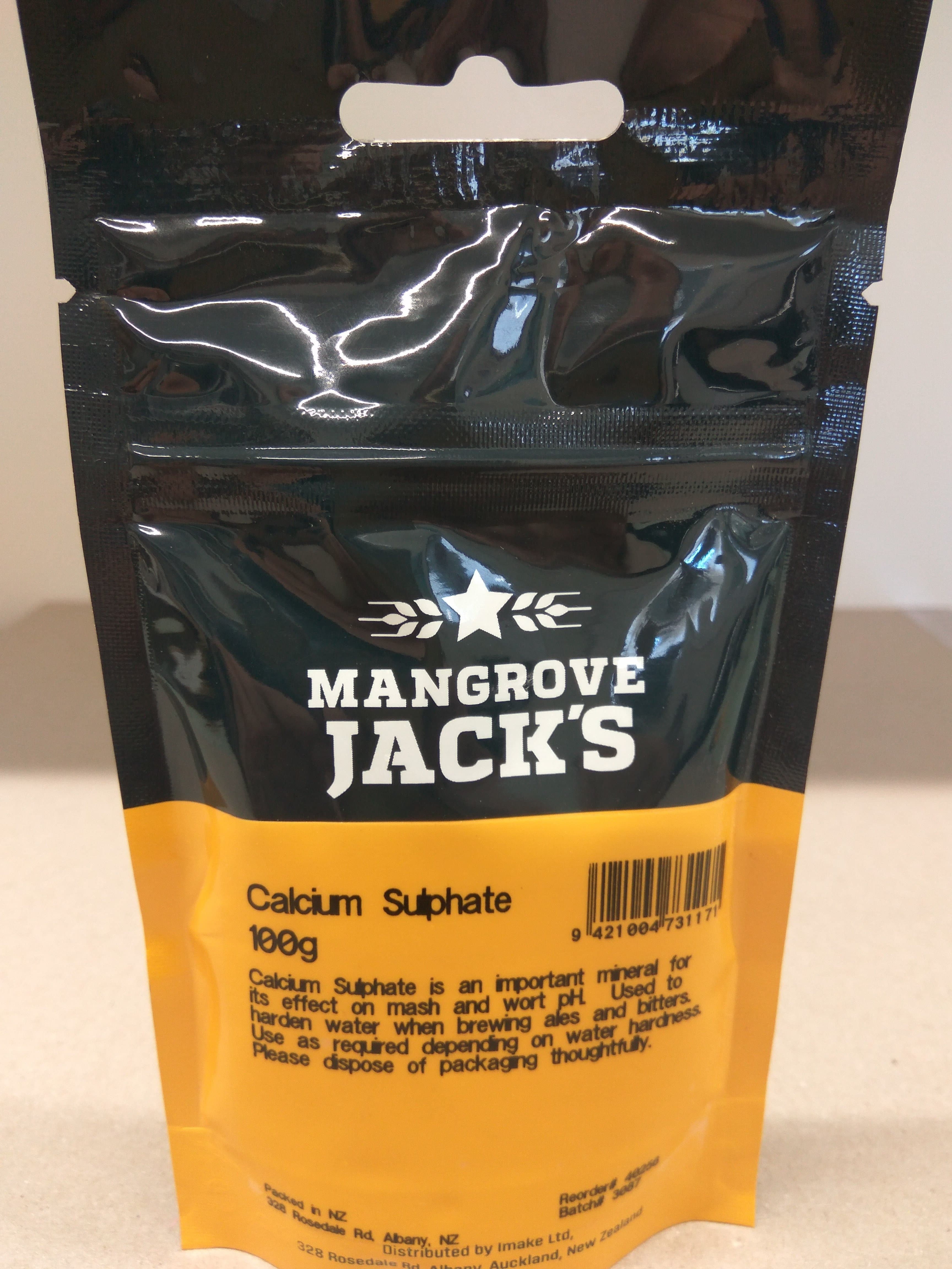 Mangrove Jack's Calcium Sulphate 100g