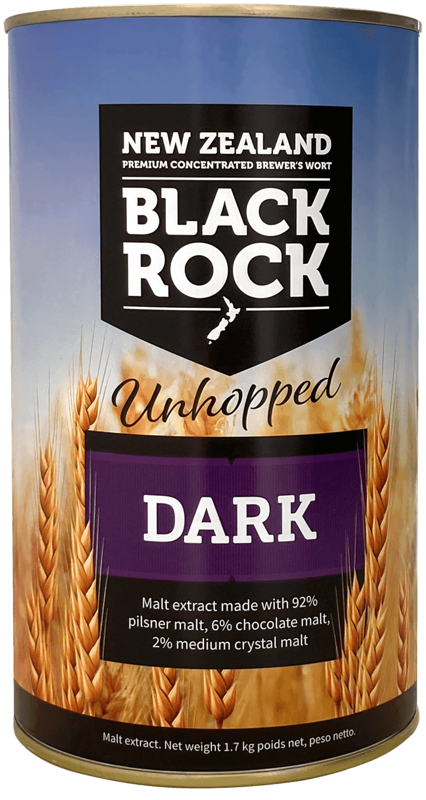 Black Rock Unhopped Dark Liquid Malt Extract (LME) 1.7kg