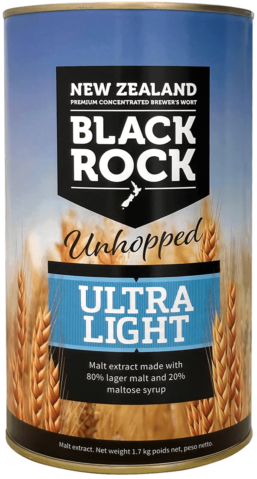 Black Rock Unhopped Ultra Light Liquid Malt Extract (LME) 1.7kg