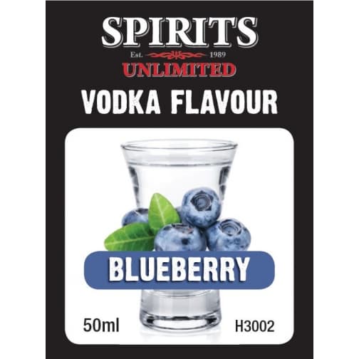 Spirits Unlimited Blueberry Vodka Flavour