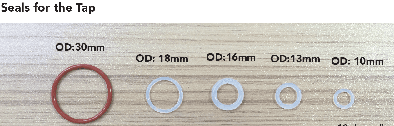 Grainfather Conical Fermenter Dual Valve Tap Seal Kit