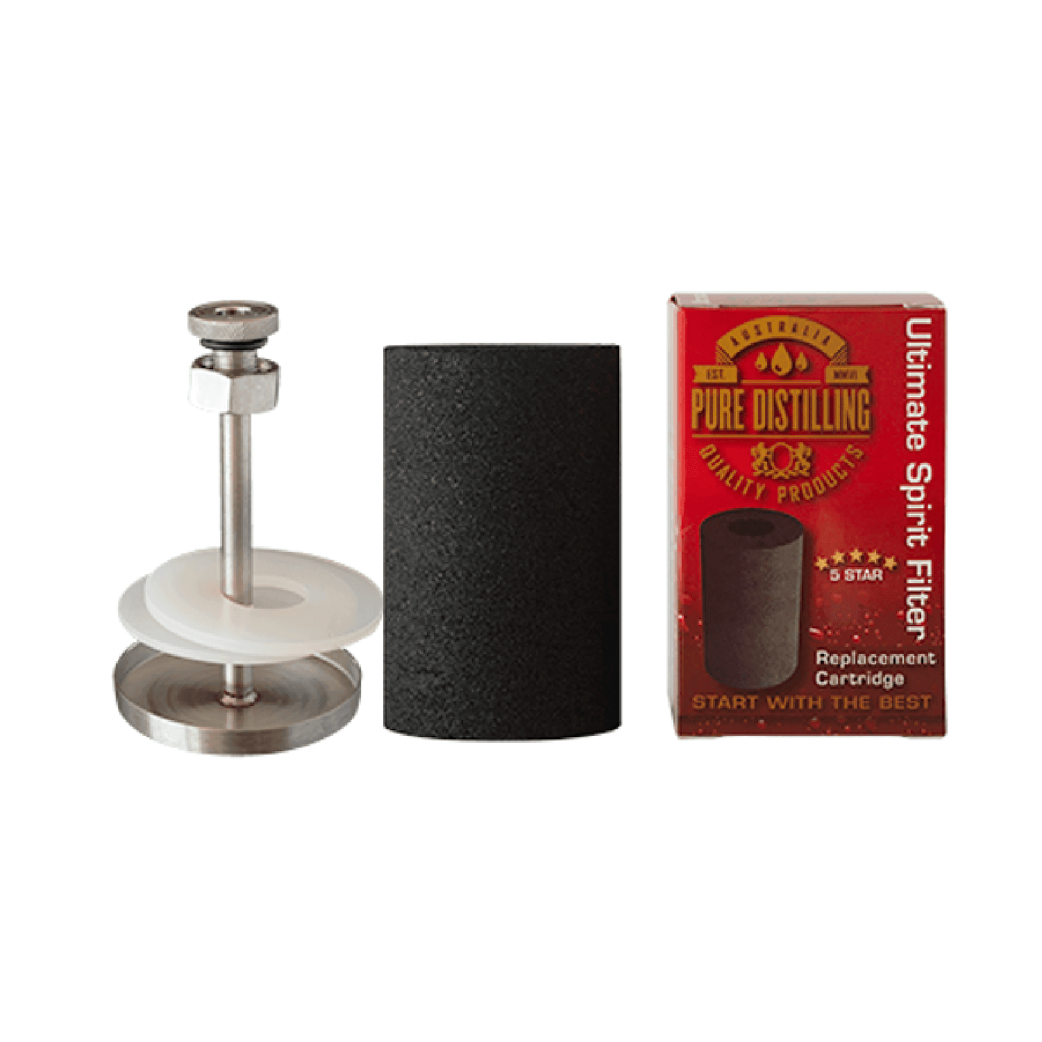 Pure Distilling Filter Spindle Kit with Cartridge
