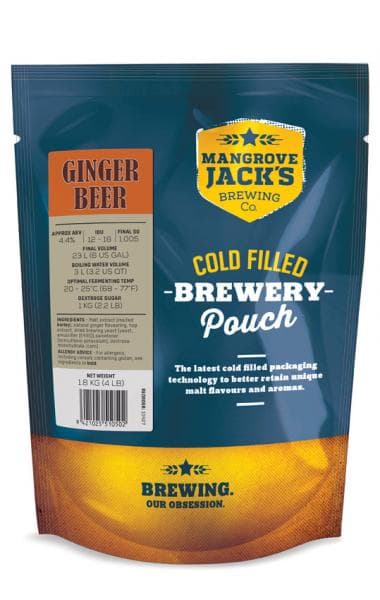 Mangrove Jack's Traditional Series Ginger Beer Pouch - 1.8kg