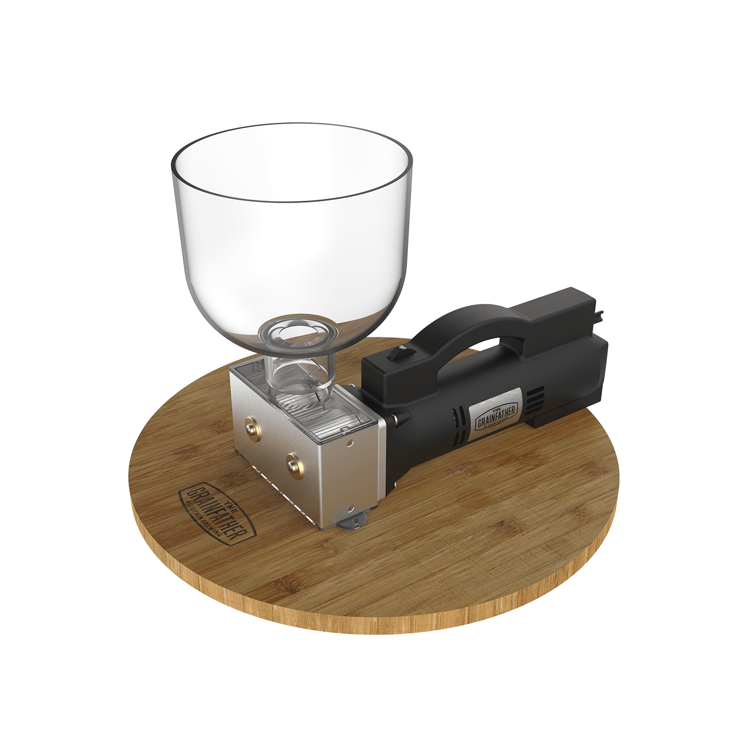 Grainfather Electric Grain Mill + Bamboo Mounting Board