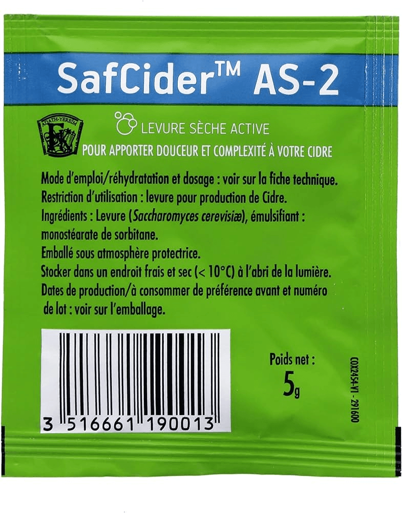 Fermentis SafCider AS-2 (Sweet)