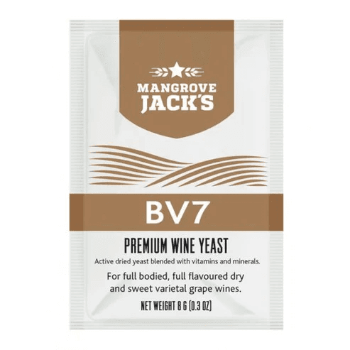Mangrove jack's Yeast – BV7 – full bodied aromatic white wines (8g)