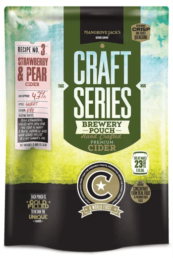 Mangrove Jack's Craft Series Strawberry & Pear Cider Recipe #3