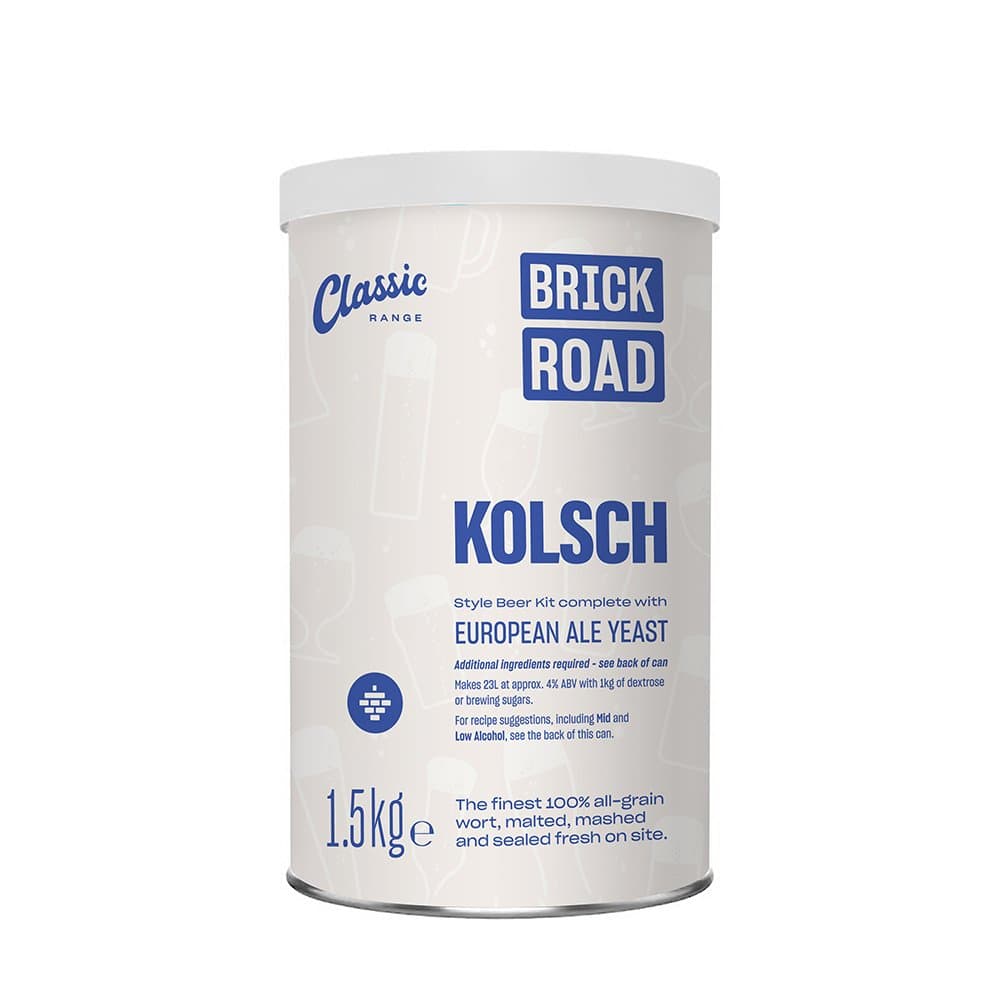 Brick Road Classic Kolsch (mid/low options) 1.5kg